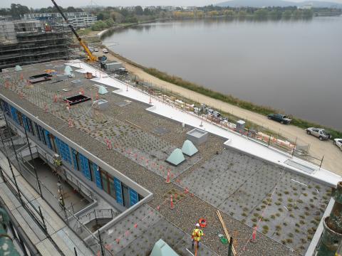 Danrae Waterproofing Installation of TPO membrane to green roof